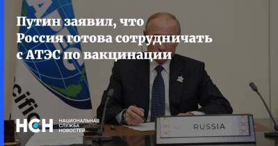 Владимир Путин - Путин заявил, что Россия готова сотрудничать с АТЭС по вакцинации - nsn.fm - Россия