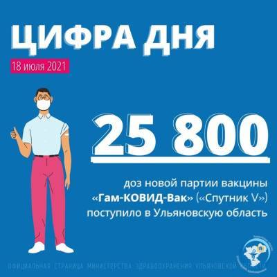 В Ульяновскую область доставили почти 26 тысяч доз вакцины Спутник V - ulpravda.ru - Ульяновская обл.