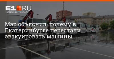 Алексей Орлов - Мэр объяснил, почему в Екатеринбурге перестали эвакуировать машины - e1.ru - Екатеринбург