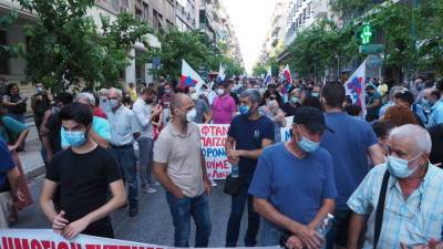 Протесты в Европе: люди недовольны антиковидными мерами - mir24.tv - Греция - Афины