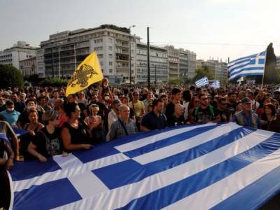 В Греции жители второй раз протестуют против обязательной вакцинации - unn.com.ua - Украина - Киев - Греция