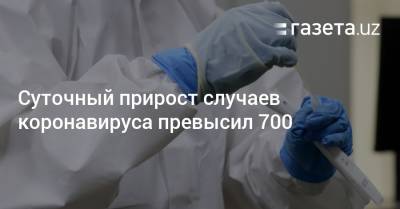 Суточный прирост случаев коронавируса превысил 700 - gazeta.uz - Узбекистан - Ташкент - Пресс-Служба