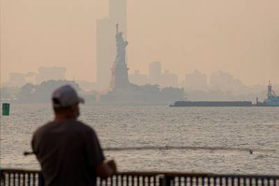 Нью-Йорк стал одним из худших городов по качеству воздуха из-за пожаров - lenta.ru - Сша - Нью-Йорк - Нью-Йорк