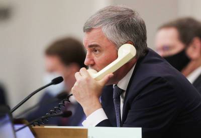 Вячеслав Володин - Володин предложил ужесточить наказание за телефонное мошенничество - tvc.ru