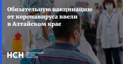 Обязательную вакцинацию от коронавируса ввели в Алтайском крае - nsn.fm - Алтайский край - республика Алтай