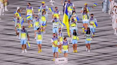 Первый канал не стал показывать выход сборной Украины на церемонии открытия ОИ - russian.rt.com - Россия - Украина - Токио