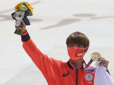 Первым в истории олимпийским чемпионом по скейтбордингу стал японец - gordonua.com - Украина - Токио