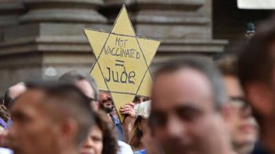 Демонстрации во Франции: непривитых приравняли к евреям - vesty.co.il - Франция - Италия - Израиль