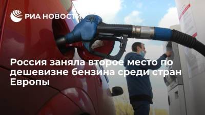Цены на бензин в России оказались одними из самых низких среди стран Европы - ria.ru - Россия - Москва - Украина - Белоруссия - Казахстан