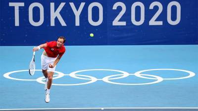 Даниил Медведев - Фабио Фоньини - Теннисист Медведев вышел в третий круг Олимпиады в Токио - iz.ru - Россия - Индия - Израиль - Токио