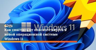 Как спастись от опасного вируса в новой операционной системе Windows 11 - ridus.ru