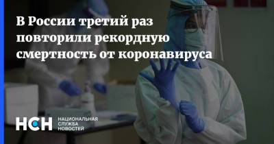 В России третий раз повторили рекордную смертность от коронавируса - nsn.fm - Россия
