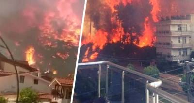 Турция в огне: в Бодруме продолжается эвакуация отелей - yur-gazeta.ru - Турция
