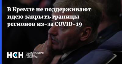 Дмитрий Песков - В Кремле не поддерживают идею закрыть границы регионов из-за COVID-19 - nsn.fm - Россия