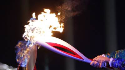 Японка попыталась затушить олимпийский огонь в знак протеста против Игр в Токио - gazeta.ru - Япония - Токио