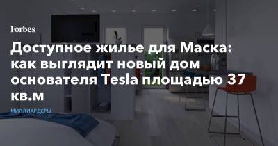 Илон Маск - Доступное жилье для Маска: как выглядит новый дом основателя Tesla площадью 37 кв.м - forbes.ru - Сан-Франциско - штат Техас