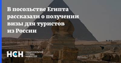 Ахмад Абд-Элмуиз - В посольстве Египта рассказали о получении визы для туристов из России - nsn.fm - Россия - Египет - Посольство