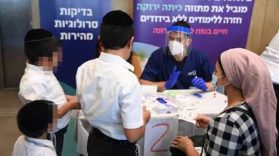Начались анализы на антитела у школьников до 12 лет: четверть имеют иммунитет - vesty.co.il - Израиль