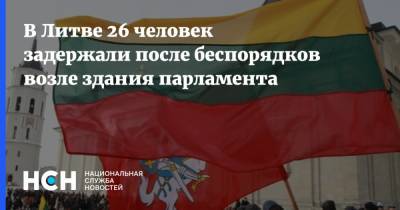 В Литве 26 человек задержали после беспорядков возле здания парламента - nsn.fm - Литва