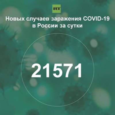 За сутки в России выявили 21 571 случай инфицирования коронавирусом - rf-smi.ru - Россия
