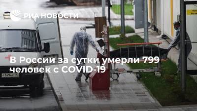 Оперштаб о 799 умерших: в России в четвертый раз повторен месячный рекорд по смертности от COVID-19 - ria.ru - Россия - Москва