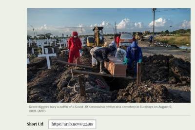 Индонезийские благотворители в пандемию начали жертвовать гробы - mk.ru - Индонезия