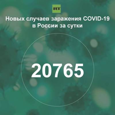 За сутки в России выявили 20 765 случаев инфицирования коронавирусом - rf-smi.ru - Россия