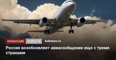 Татьяна Голикова - Россия возобновляет авиасообщение еще с тремя странами - kubnews.ru - Россия - Чехия - Южная Корея