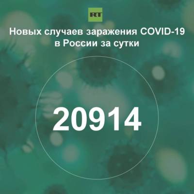 За сутки в России выявили 20 914 случаев инфицирования коронавирусом - rf-smi.ru - Россия