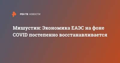 Михаил Мишустин - Мишустин: Экономика ЕАЭС на фоне COVID постепенно восстанавливается - ren.tv - Россия