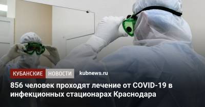 Светлана Харламова - 856 человек проходят лечение от COVID-19 в инфекционных стационарах Краснодара - kubnews.ru - Краснодарский край - Краснодар