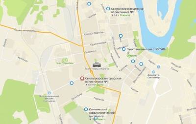 2ГИС нанёс на карту Коми места, где можно поставить вакцину от COVID-19 - komiinform.ru - Россия - республика Коми
