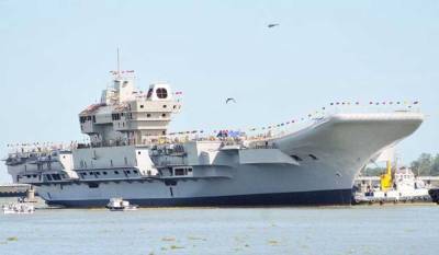 На авианосце Vikrant ВМС Индии успешно завершен монтаж светосигнальных систем российского разработчика - topwar.ru - Россия - Индия