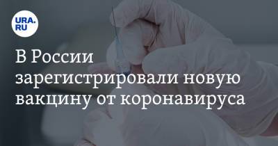 В России зарегистрировали новую вакцину от коронавируса - ura.news - Россия