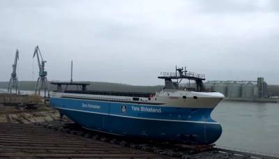 Первый в мире электрический грузовой корабль Yara Birkeland отправится в рейс в конце 2021-го - actualnews.org - Норвегия - Пресс-Служба