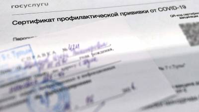 В МВД Петербурга заявили о росте числа поддельных справок о прививках - iz.ru - Санкт-Петербург - Израиль