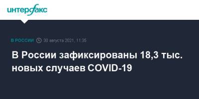 В России зафиксированы 18,3 тыс. новых случаев COVID-19 - interfax.ru - Россия - Москва