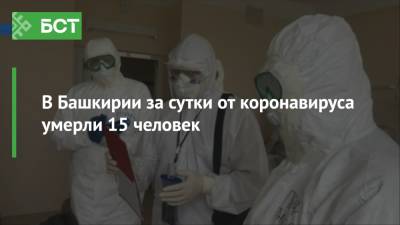 В Башкирии за сутки от коронавируса умерли 15 человек - bash.news - республика Башкирия