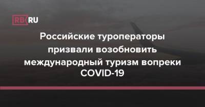 Российские туроператоры призвали возобновить международный туризм вопреки COVID-19 - rb.ru - Россия
