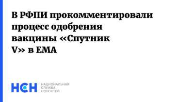 Сергей Лавров - В РФПИ прокомментировали процесс одобрения вакцины «Спутник V» в ЕМА - nsn.fm - Россия - Евросоюз