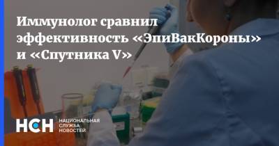Владимир Болибок - Иммунолог сравнил эффективность «ЭпиВакКороны» и «Спутника V» - nsn.fm