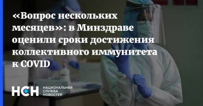 Виктор Фисенко - «Вопрос нескольких месяцев»: в Минздраве оценили сроки достижения коллективного иммунитета к COVID - nsn.fm - Россия