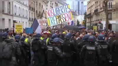 В Европе протестуют против санитарных пропусков - ru.euronews.com - Франция - Италия - Германия - Кипр