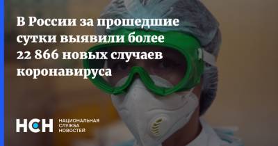 В России за прошедшие сутки выявили более 22 866 новых случаев коронавируса - nsn.fm - Россия