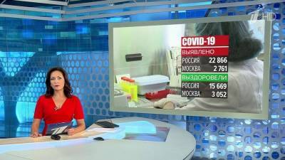 За сутки в России выявили 22866 новых случаев коронавируса - 1tv.ru - Россия