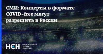 СМИ: Концерты в формате COVID-free могут разрешить в России - nsn.fm - Россия