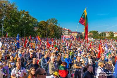 Вильнюс протестовал против коронавирусной сегрегации - obzor.lt - Вильнюс - Литва