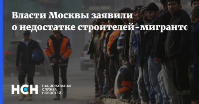 Владимир Ефимов - Власти Москвы заявили о недостатке строителей-мигрантов - nsn.fm - Россия - Москва