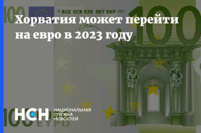 Хорватия может перейти на евро в 2023 году - nsn.fm - Евросоюз - Хорватия