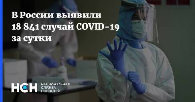 В России выявили 18 841 случай COVID-19 за сутки - nsn.fm - Россия - Санкт-Петербург - Москва - Московская обл.